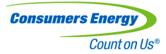 Consumers Energy "Count on Us" logo. Learn about available rebates. 